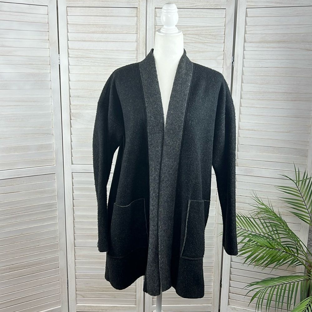 Donna Karan Sleepwear Open Front Lounge Cardigan L/XL